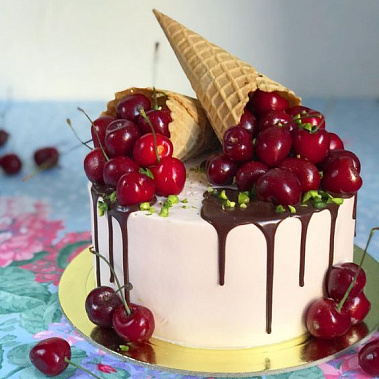 Торт "Вишневый рожок" купить - рубцовск.сладкоежкин.рф