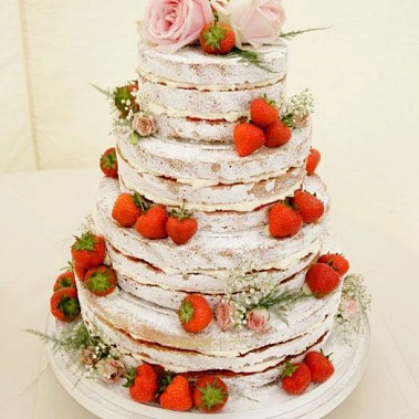 Торт клубничные розы купить - рубцовск.сладкоежкин.рф