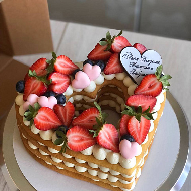 Торт «Сердце» купить - рубцовск.сладкоежкин.рф