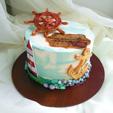 Торт "Нашему капитану" купить - рубцовск.сладкоежкин.рф